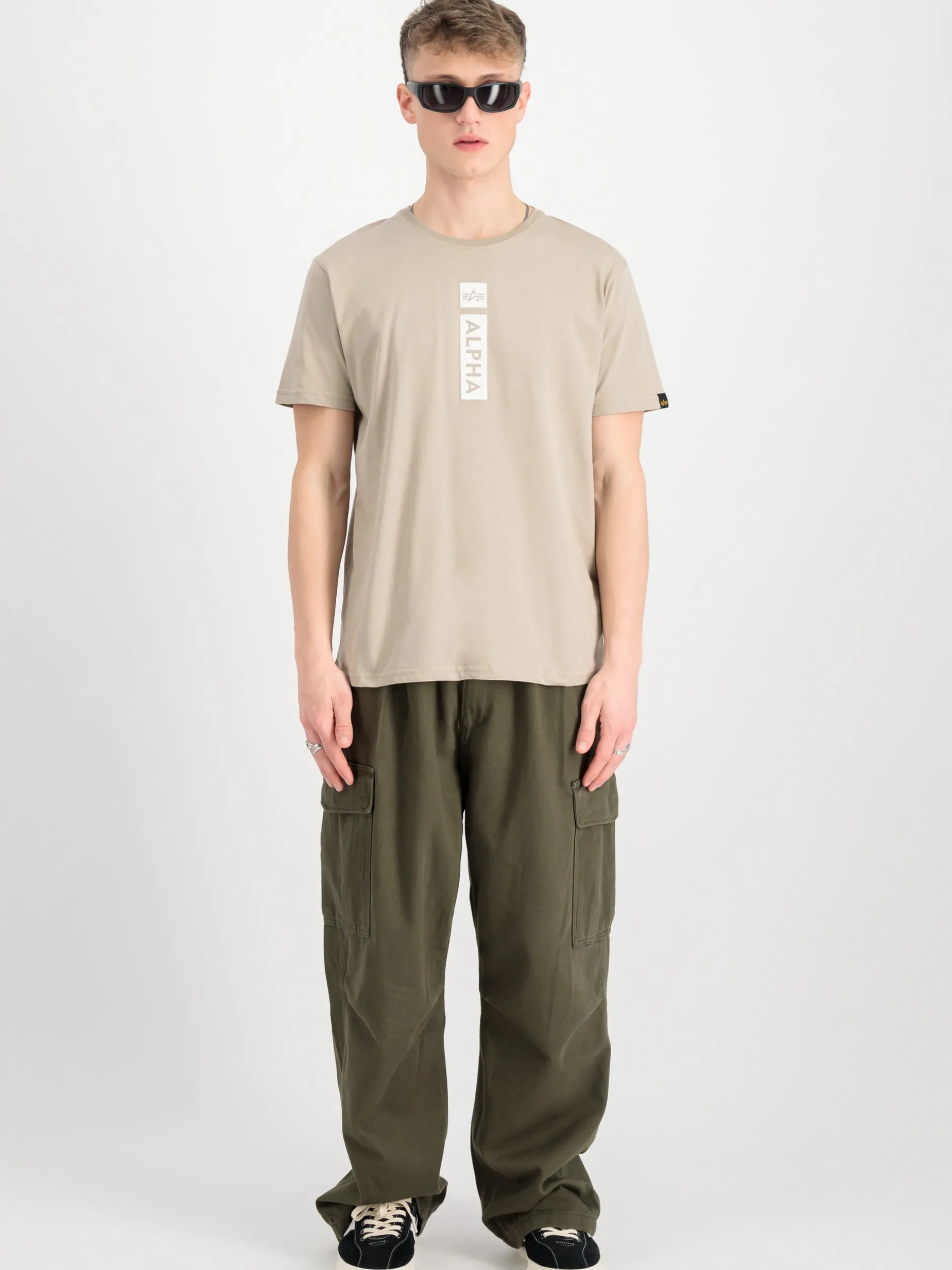 Alpha Industries Herren T-Shirt in grün