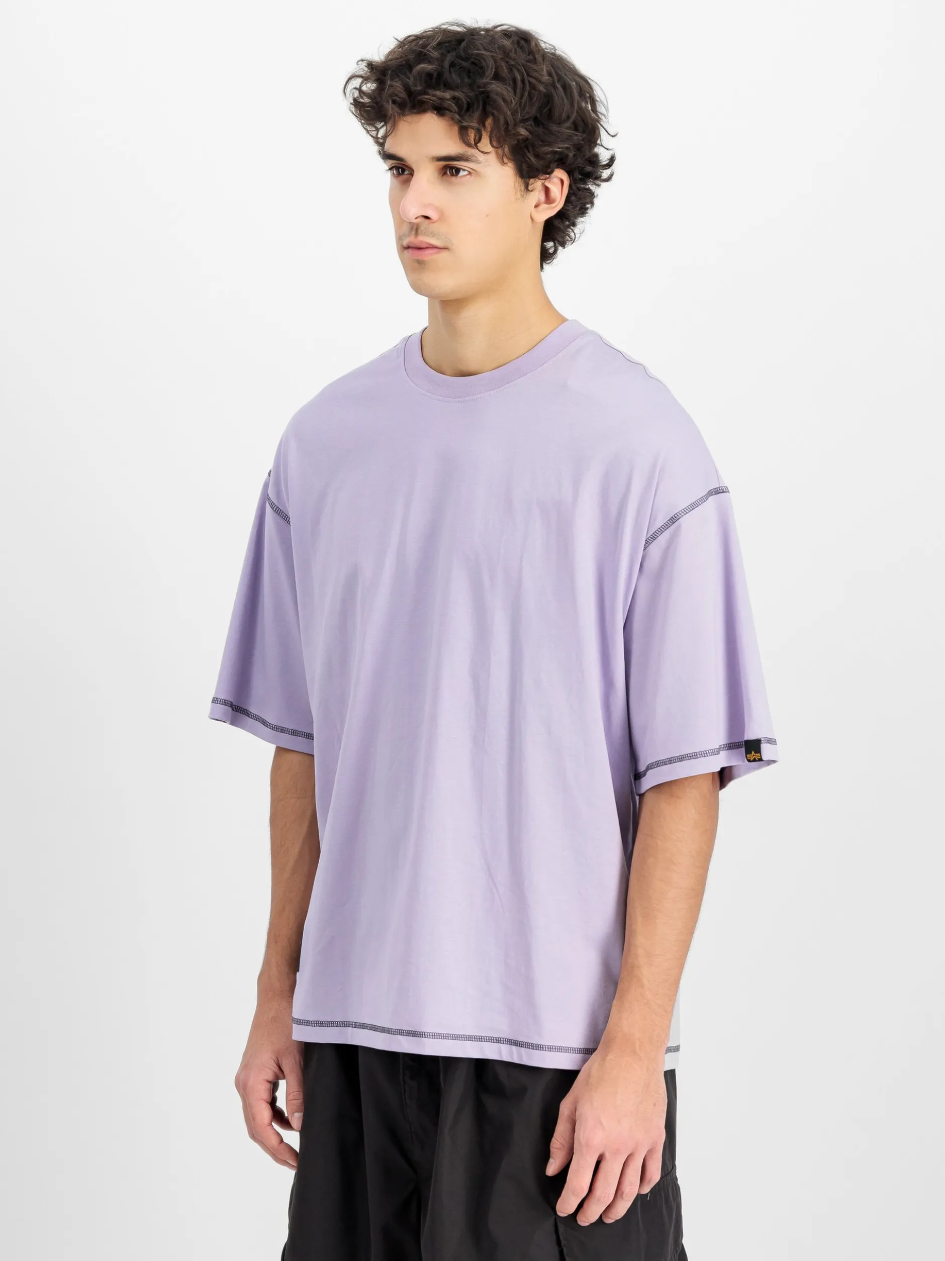 Alpha Industries Herren T-Shirt in lila