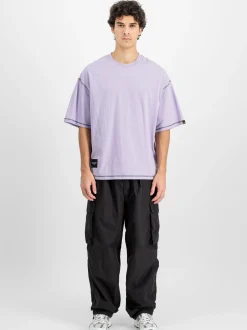 Alpha Industries Herren T-Shirt in lila