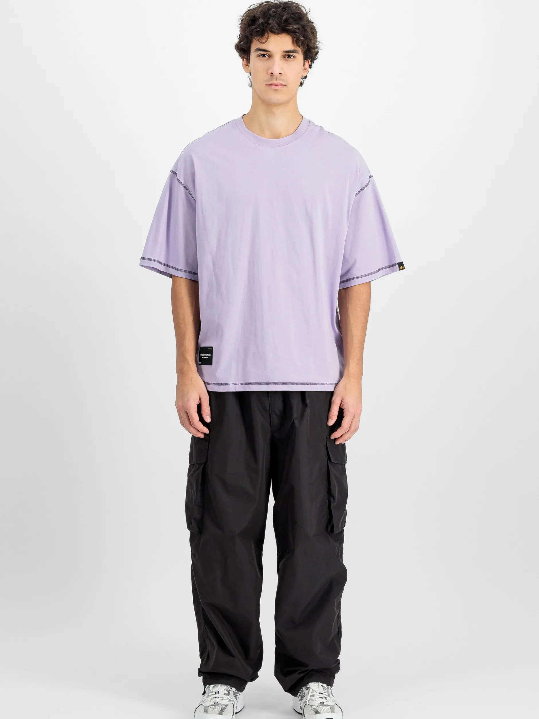 Alpha Industries Herren T-Shirt in lila