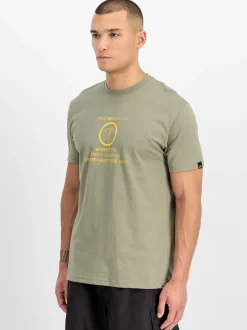 Alpha Industries Herren T-Shirt in oliv