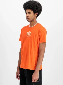 Alpha Industries Herren T-Shirt in orange