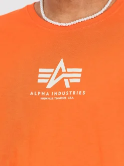 Alpha Industries Herren T-Shirt in orange