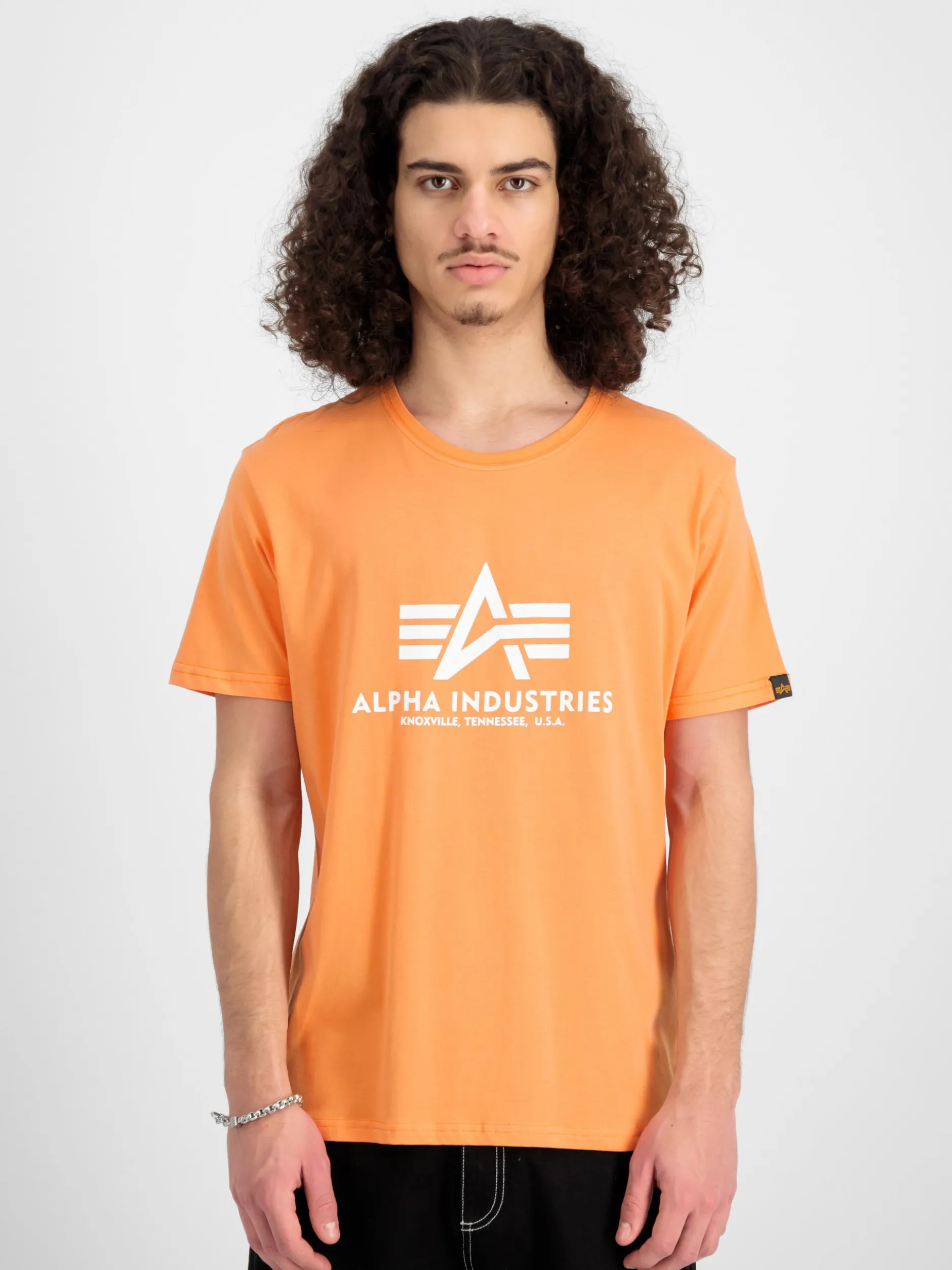 Alpha Industries Herren T-Shirt in orange