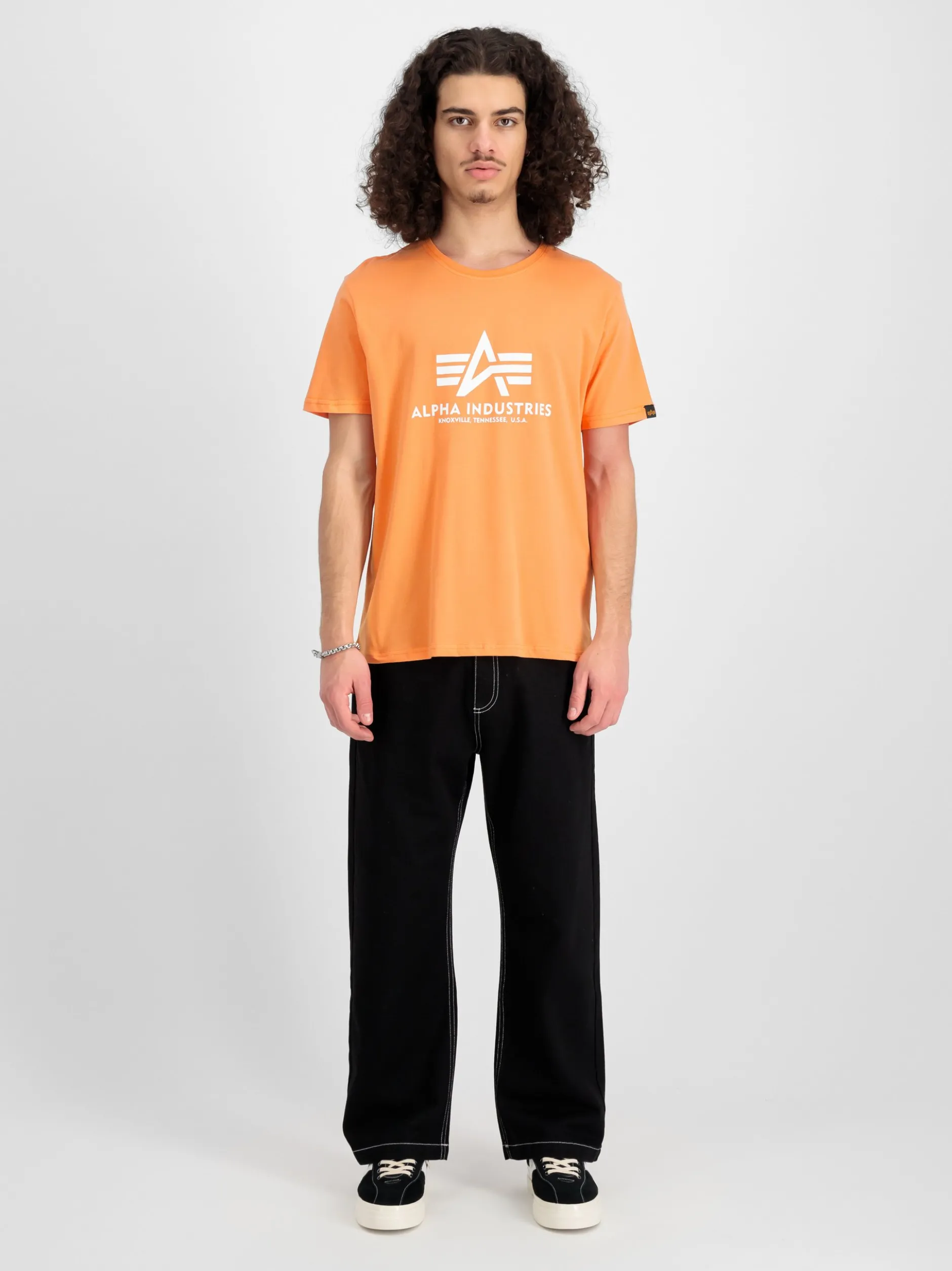 Alpha Industries Herren T-Shirt in orange