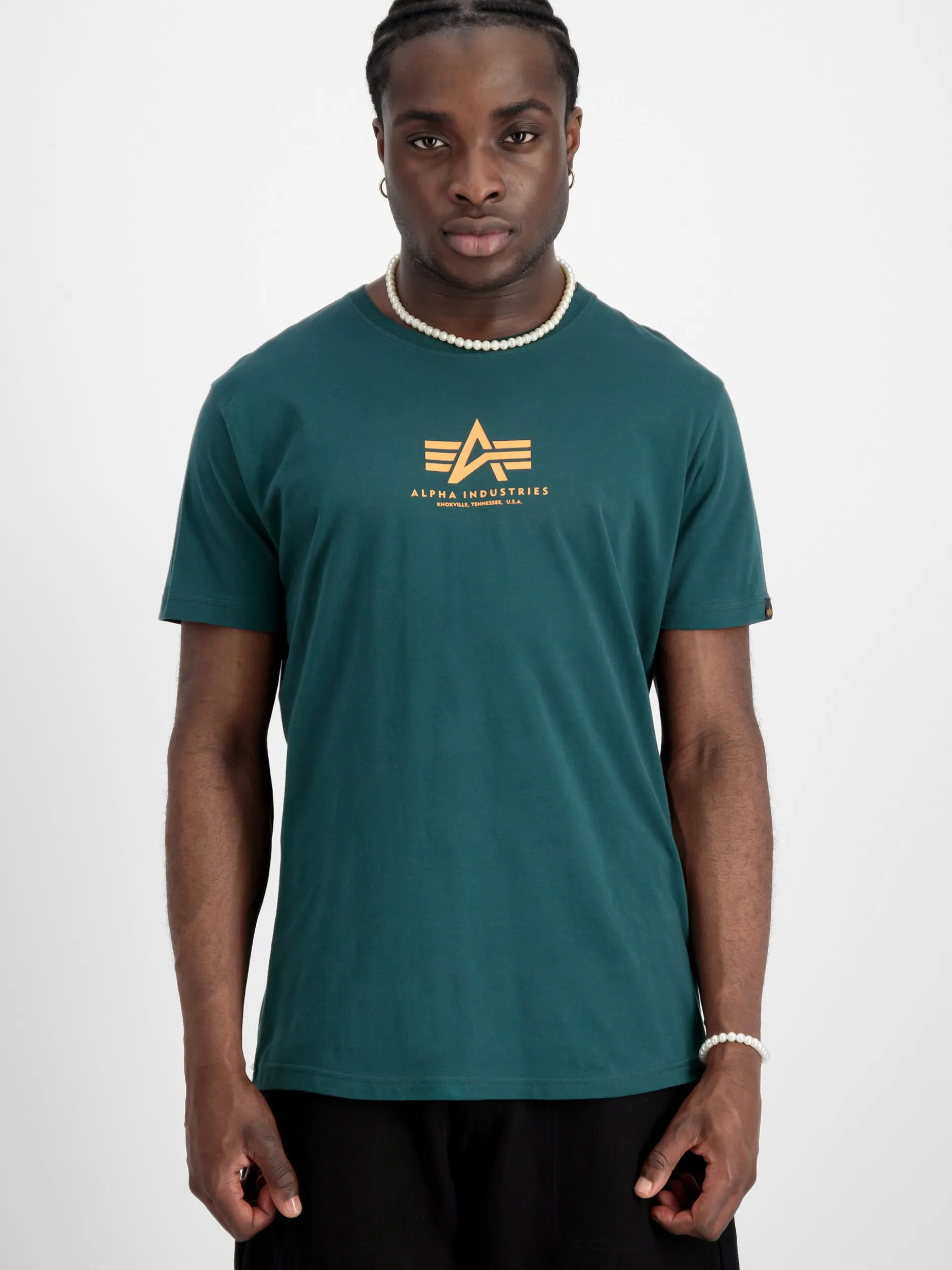 Alpha Industries Herren T-Shirt in petrol