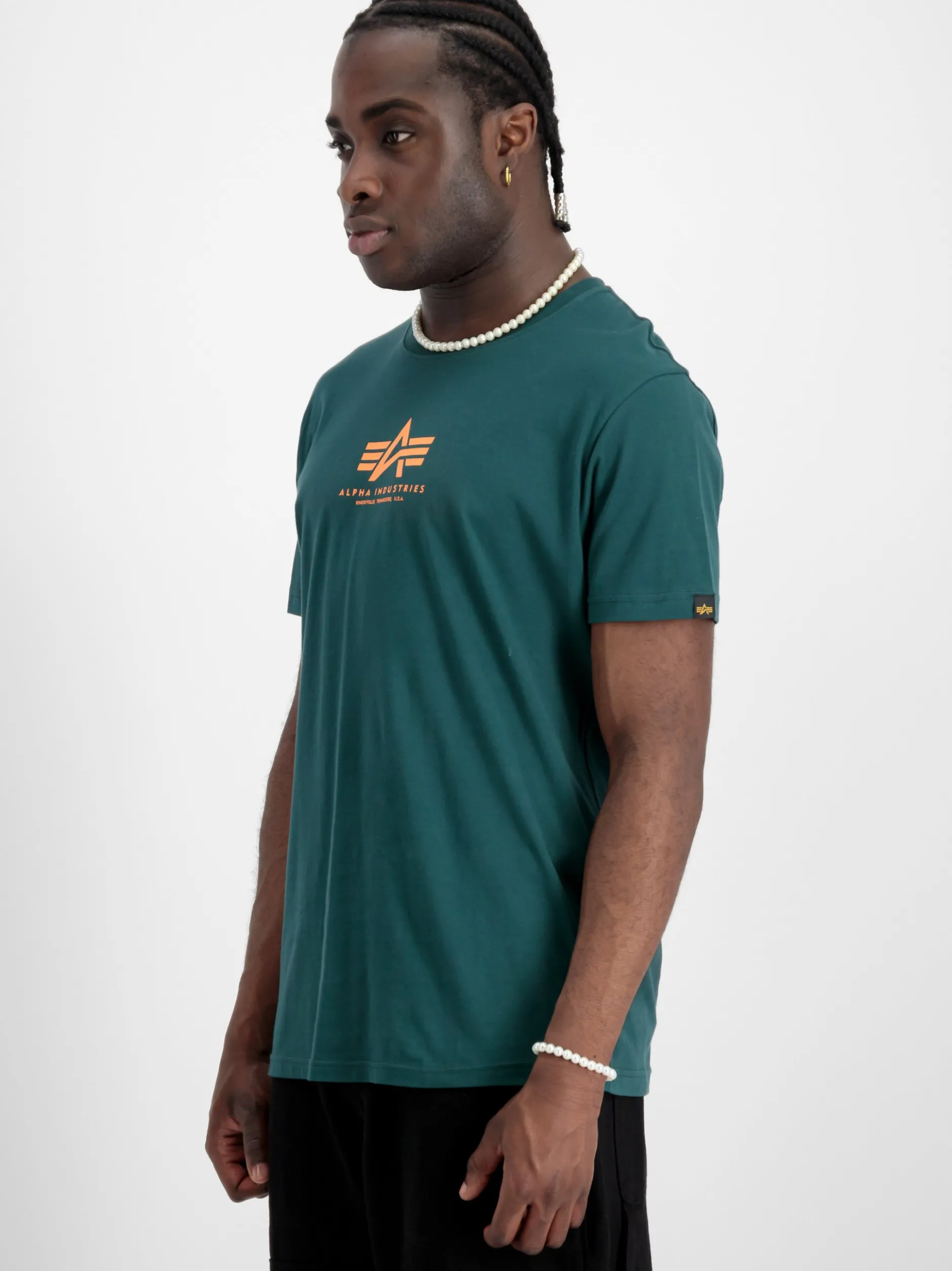 Alpha Industries Herren T-Shirt in petrol