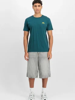 Alpha Industries Herren T-Shirt in petrol
