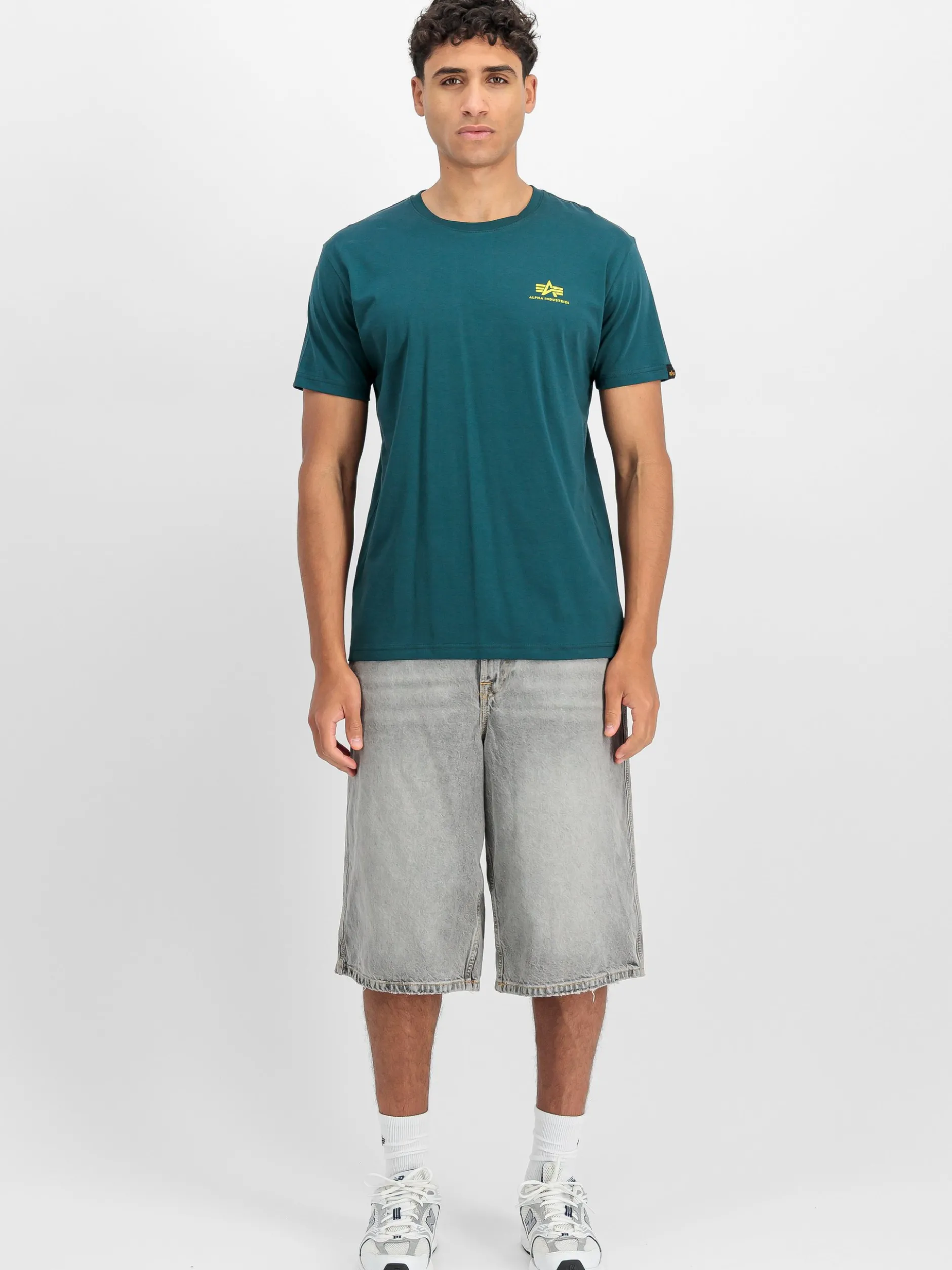 Alpha Industries Herren T-Shirt in petrol