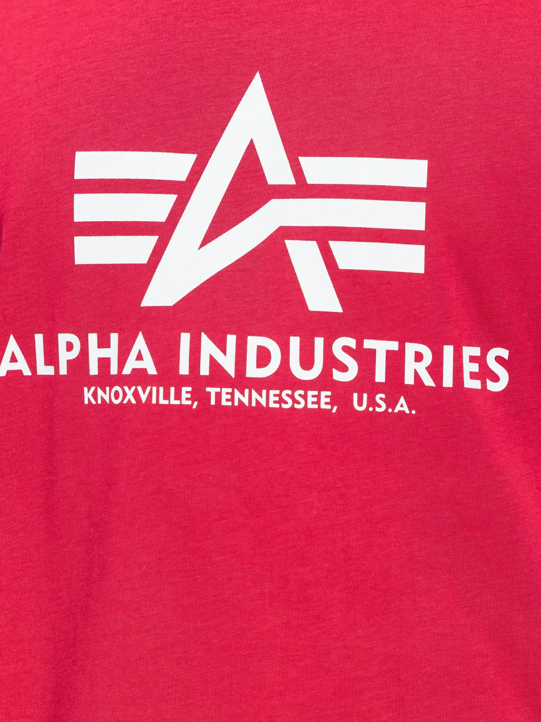 Alpha Industries Herren T-Shirt in rot