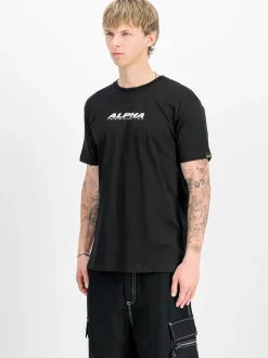 Alpha Industries Herren T-Shirt in schwarz