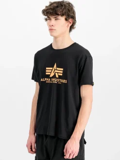 Alpha Industries Herren T-Shirt in schwarz