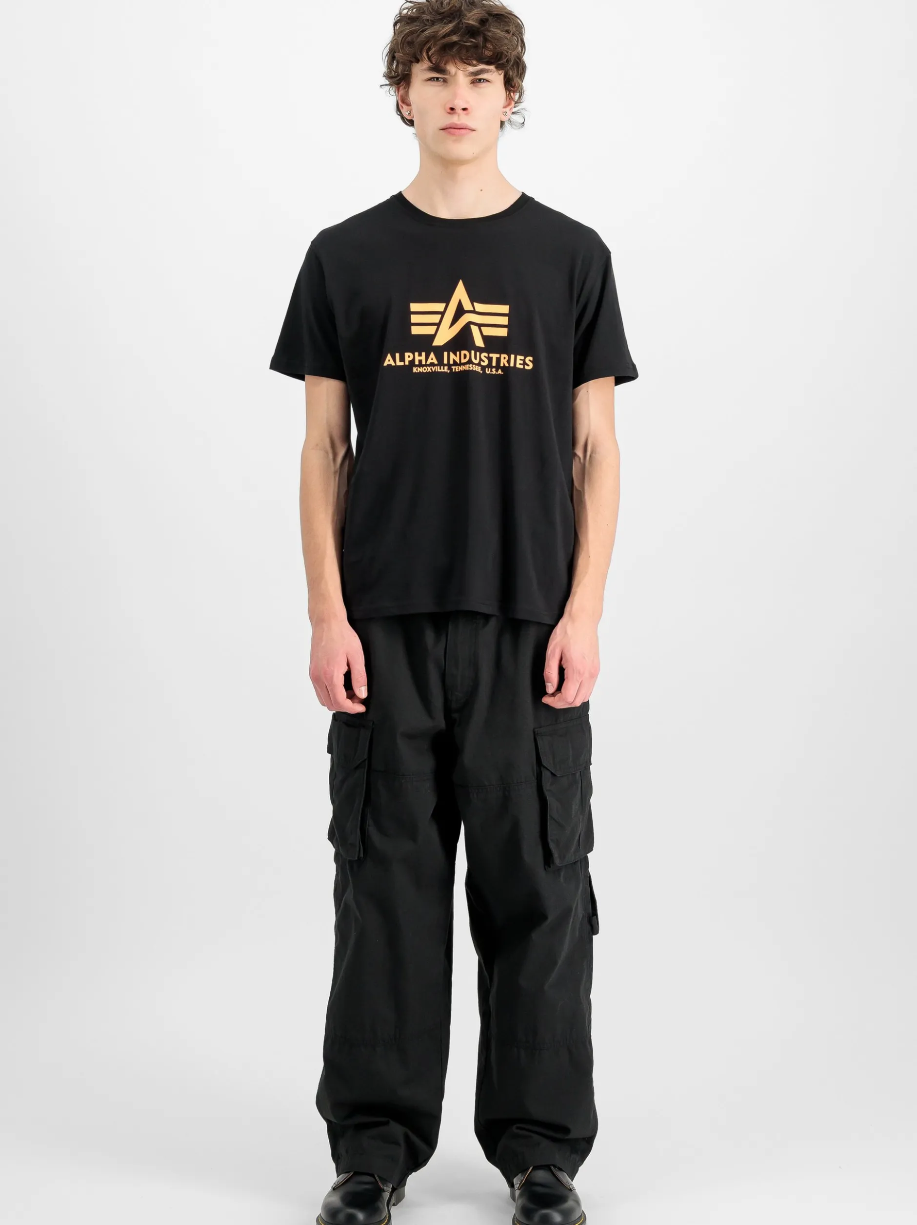 Alpha Industries Herren T-Shirt in schwarz
