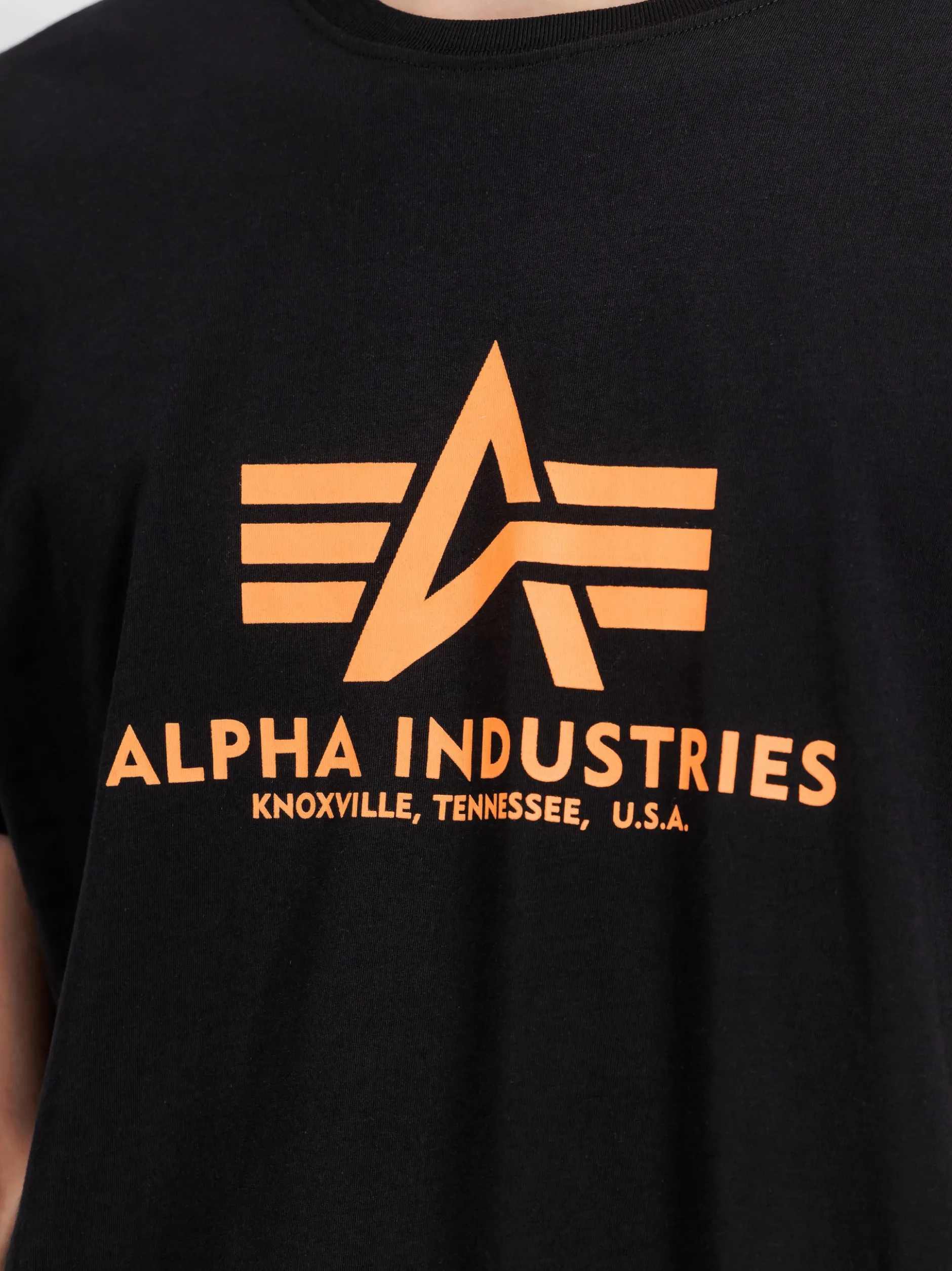Alpha Industries Herren T-Shirt in schwarz