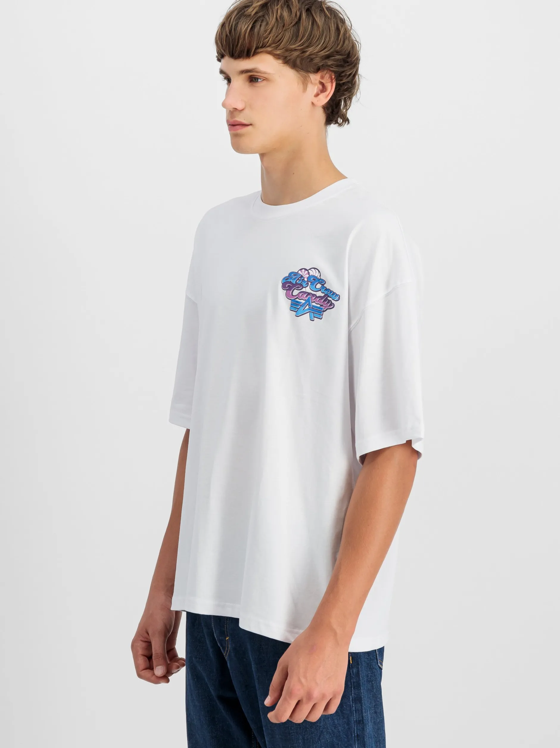 Alpha Industries Herren T-Shirt in weiß