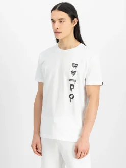 Alpha Industries Herren T-Shirt in weiß
