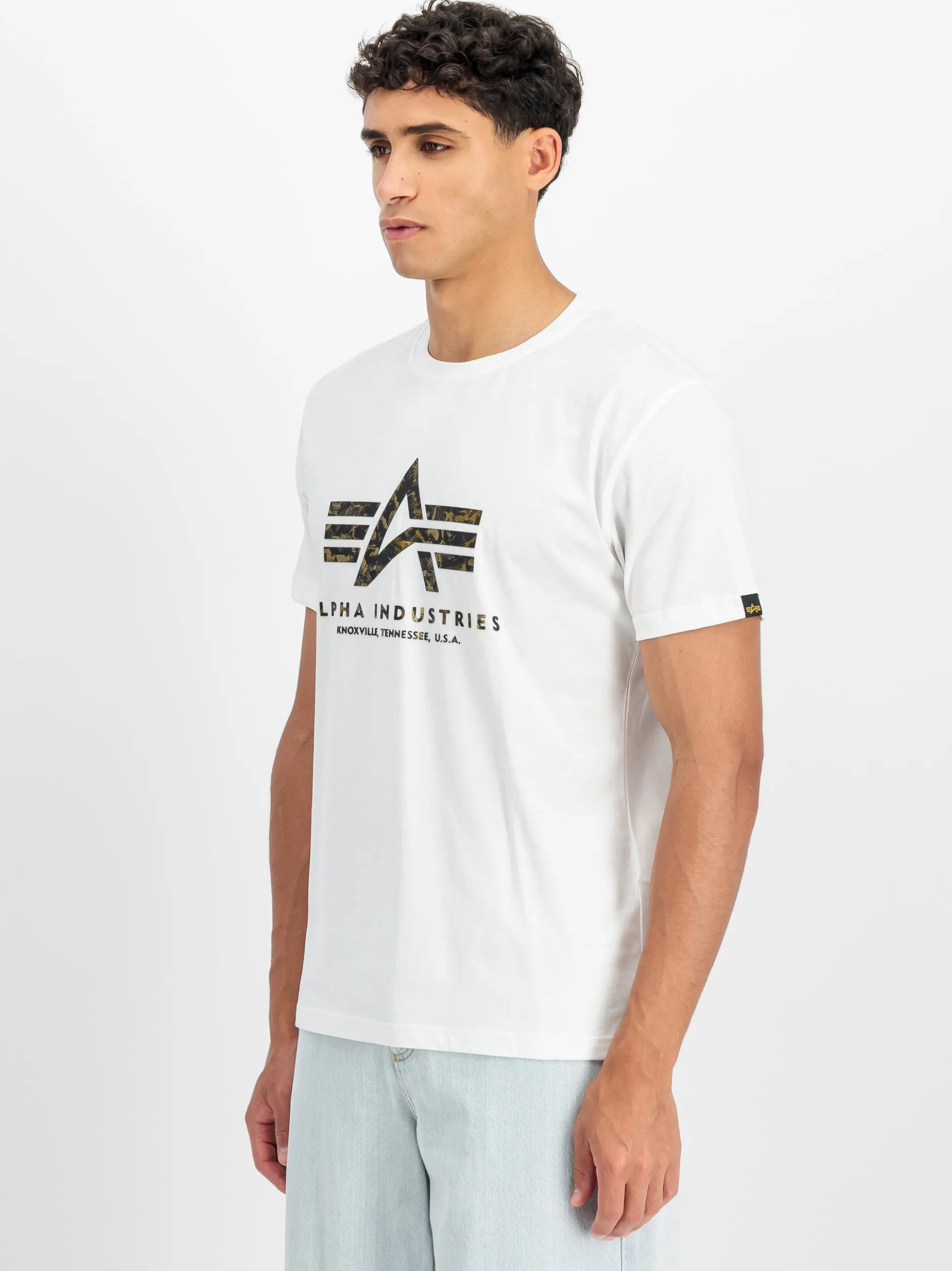 Alpha Industries Herren T-Shirt in weiß