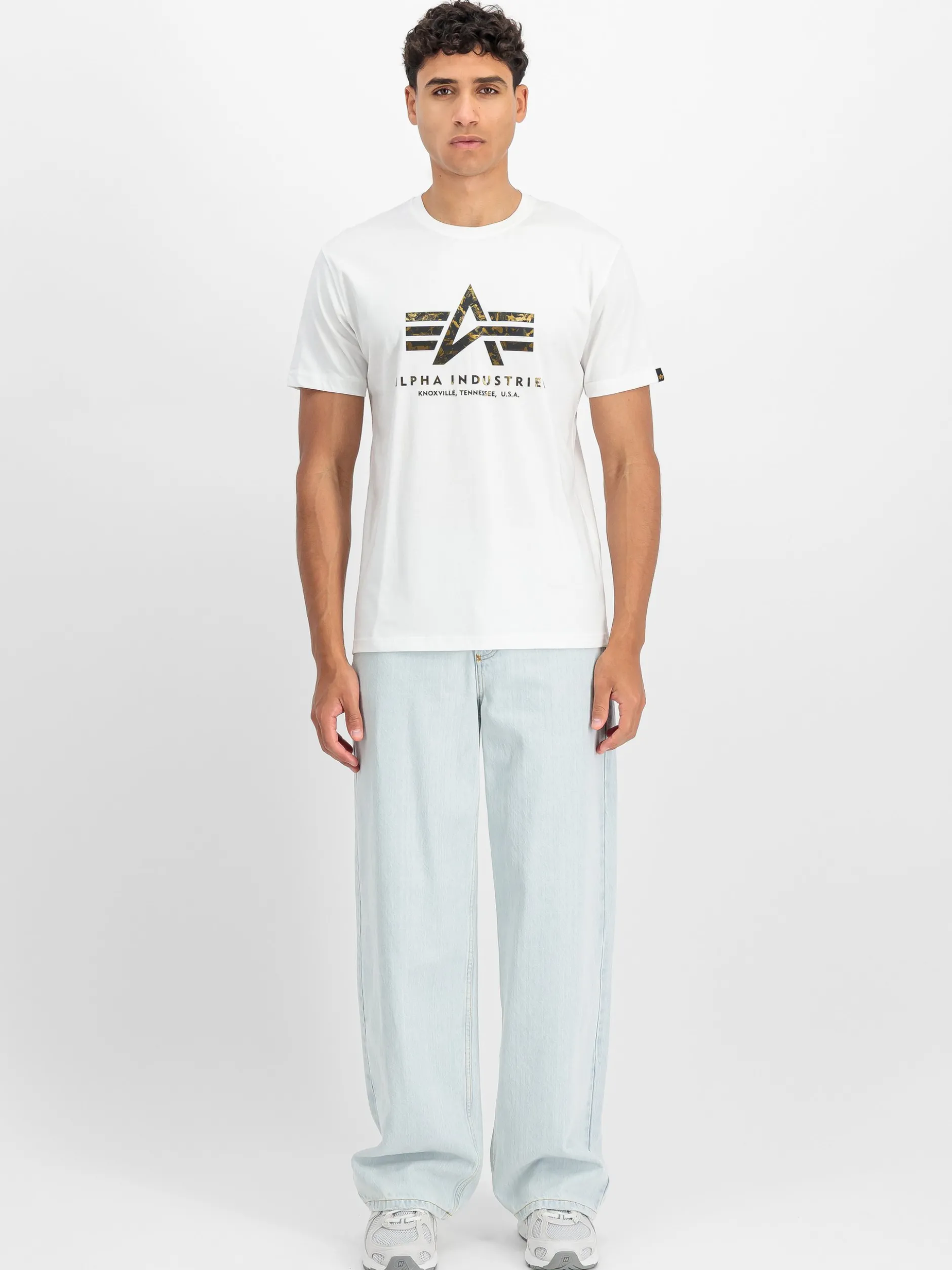 Alpha Industries Herren T-Shirt in weiß