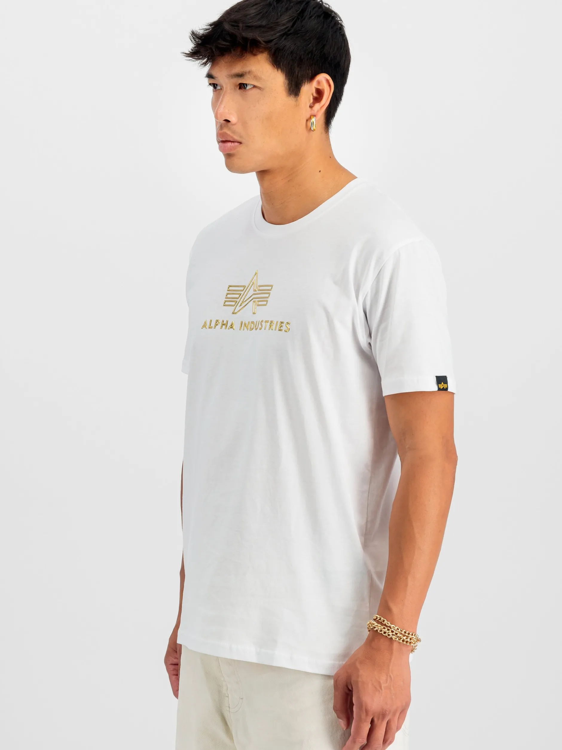 Alpha Industries Herren T-Shirt in weiß