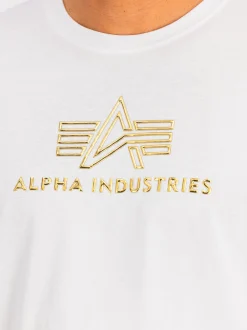 Alpha Industries Herren T-Shirt in weiß
