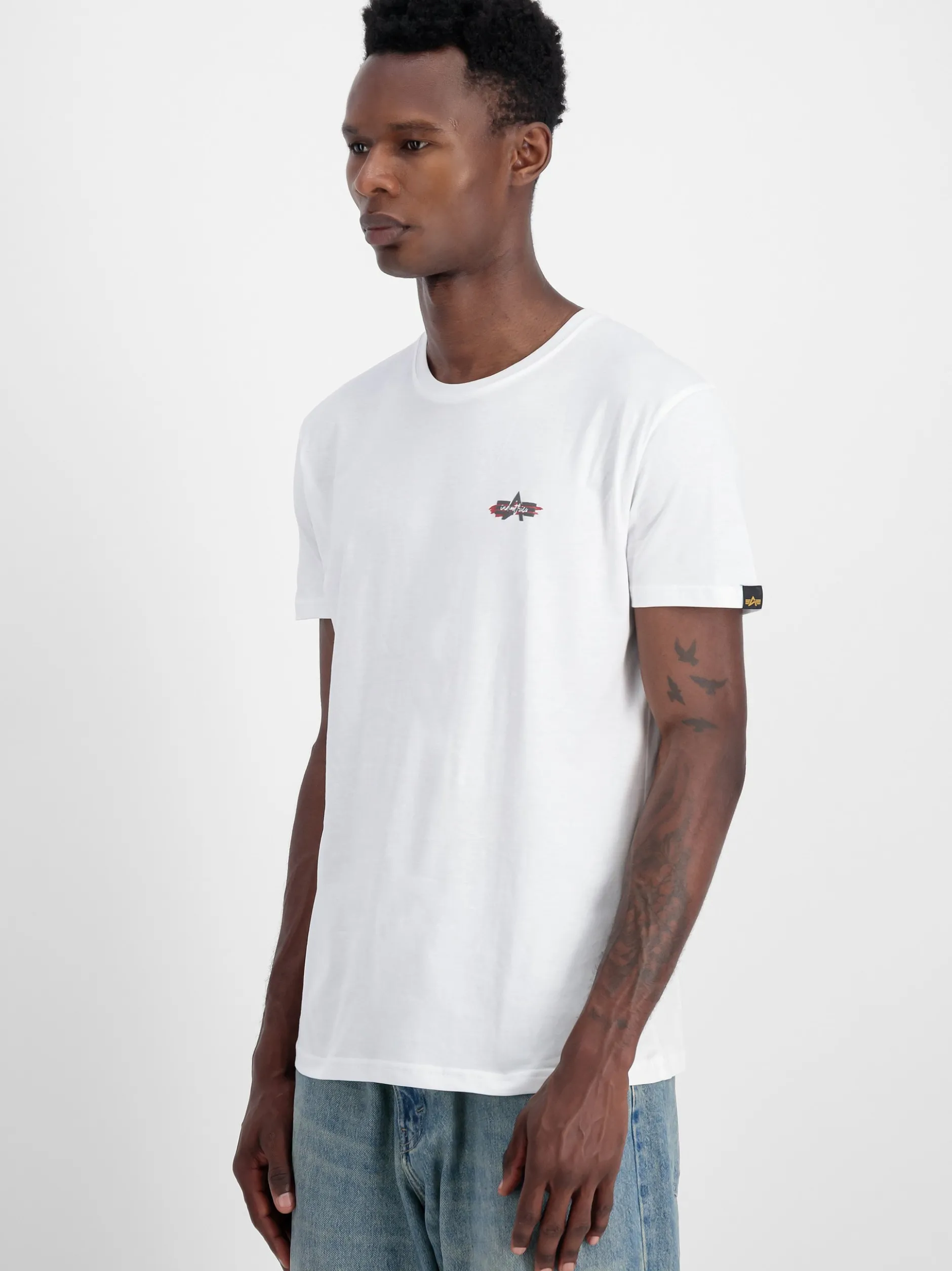 Alpha Industries Herren T-Shirt in weiß