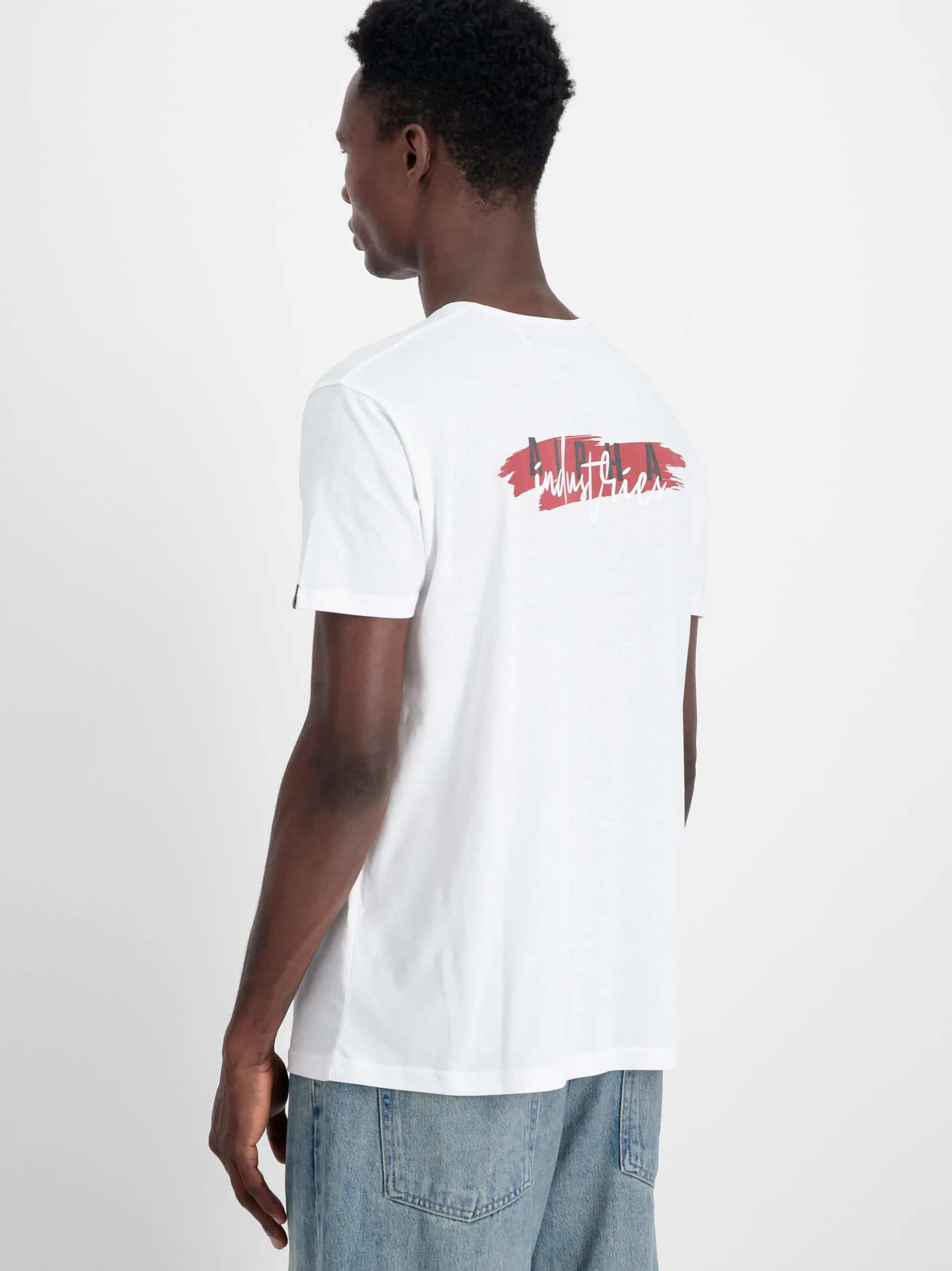 Alpha Industries Herren T-Shirt in weiß