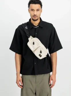 Alpha Industries Herren Umhängetasche in weiß