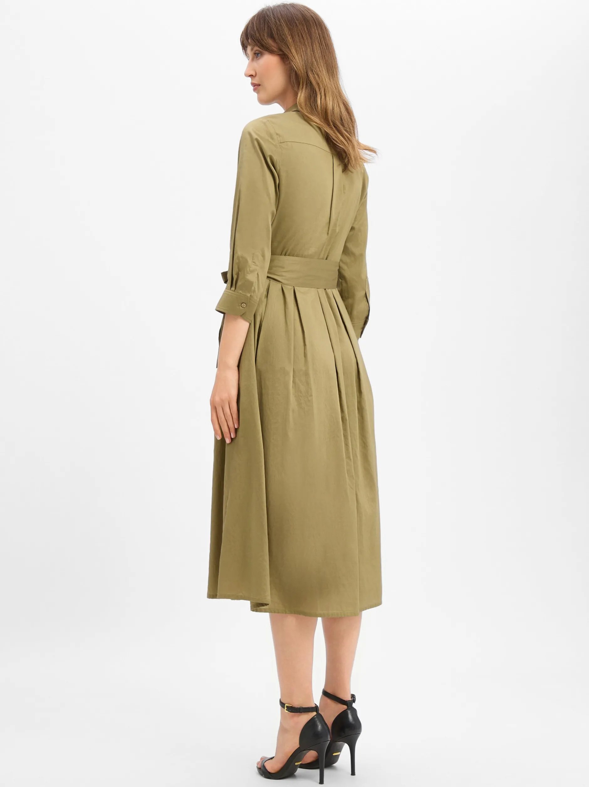 Ambiance Damen Blusenkleid in schilf - Ärmel: 3/4 Arm