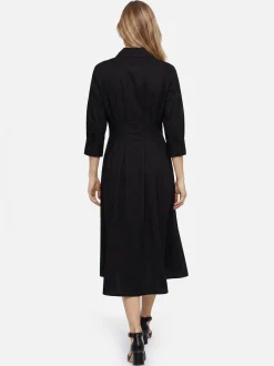 Ambiance Damen Kleid in schwarz - Ärmel: 3/4 Arm