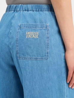 american vintage Damen Jeans - Izeway in light stone