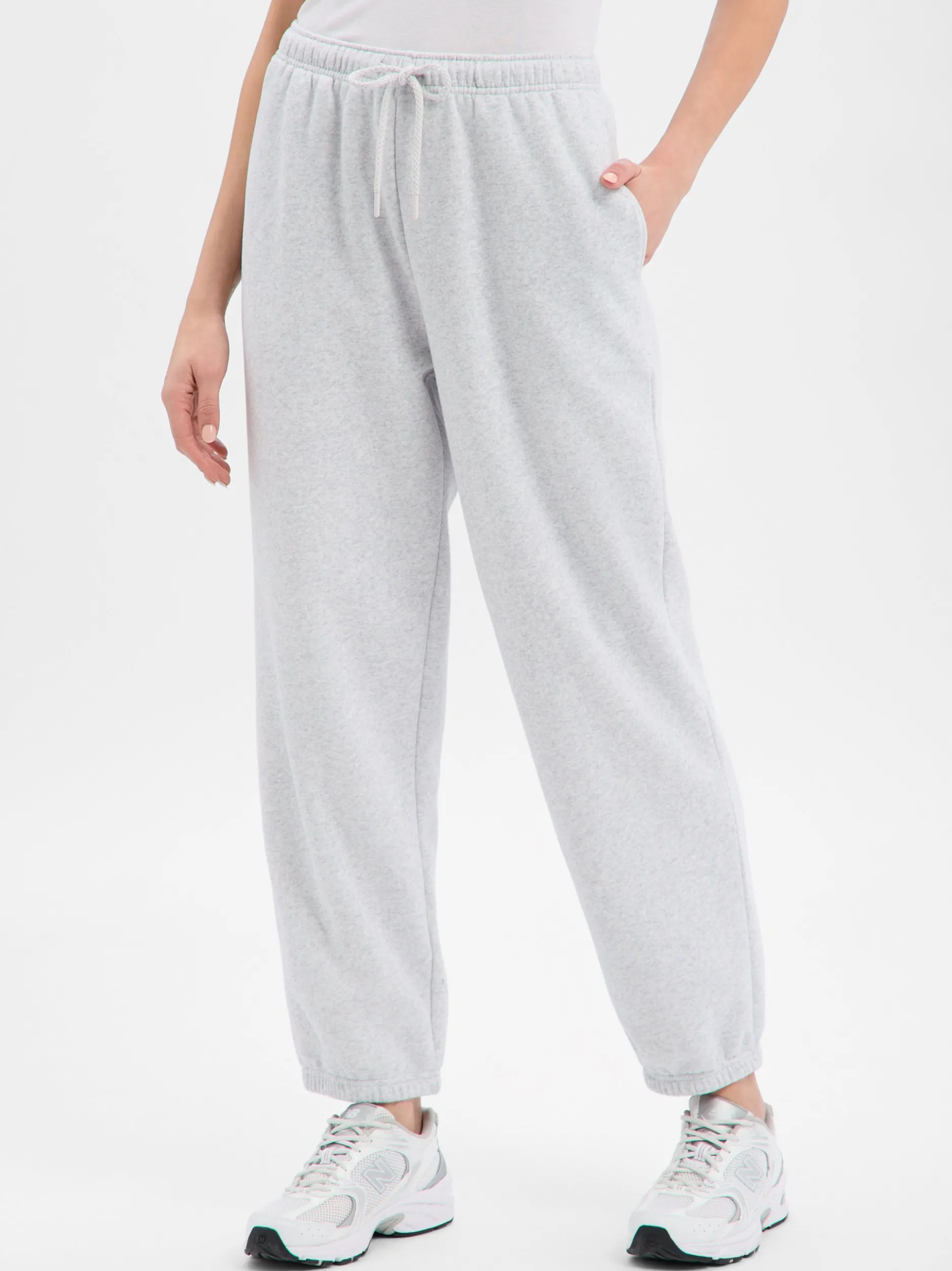 american vintage Damen Jogginghose - Baptown in hellgrau