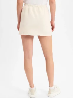 american vintage Damen Minirock in sand - Länge: kurz