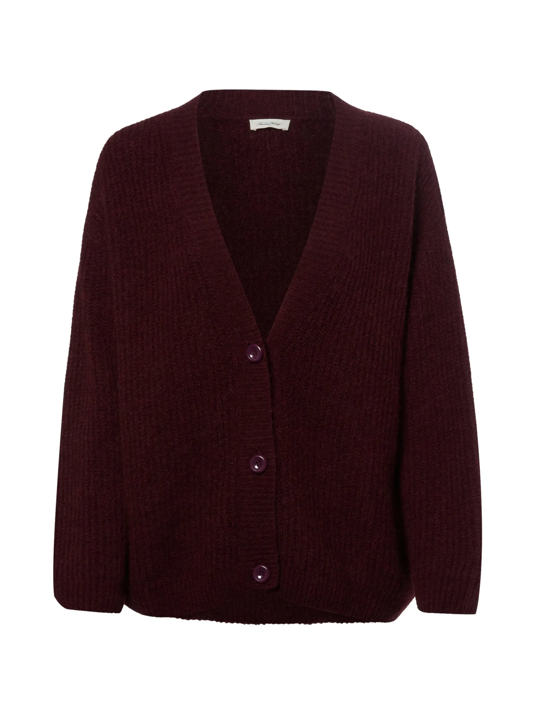 american vintage Damen Strickjacke - East in bordeaux