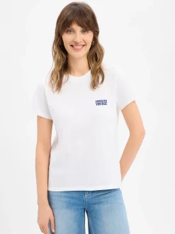 american vintage Damen T-Shirt - Ykobow in weiß