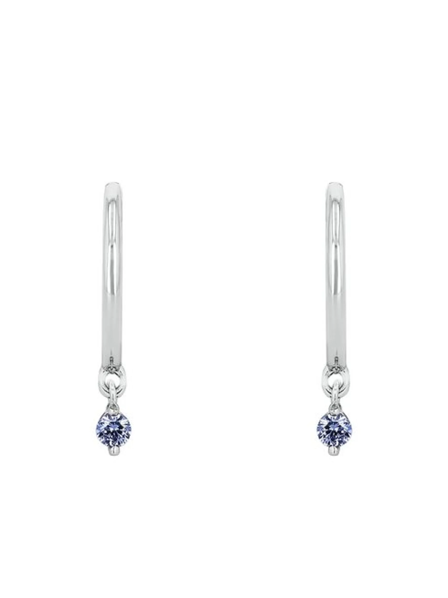 amor Damen Creolen in blau