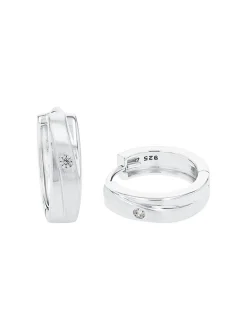 amor Damen Creolen in silber