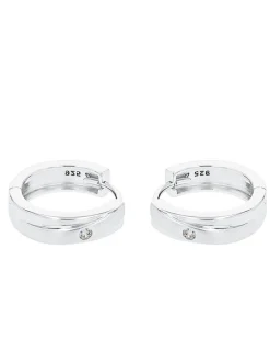 amor Damen Creolen in silber