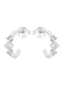 amor Damen Creolen in silber