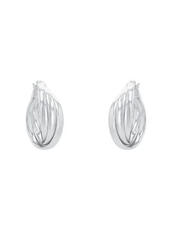 amor Damen Creolen in silber