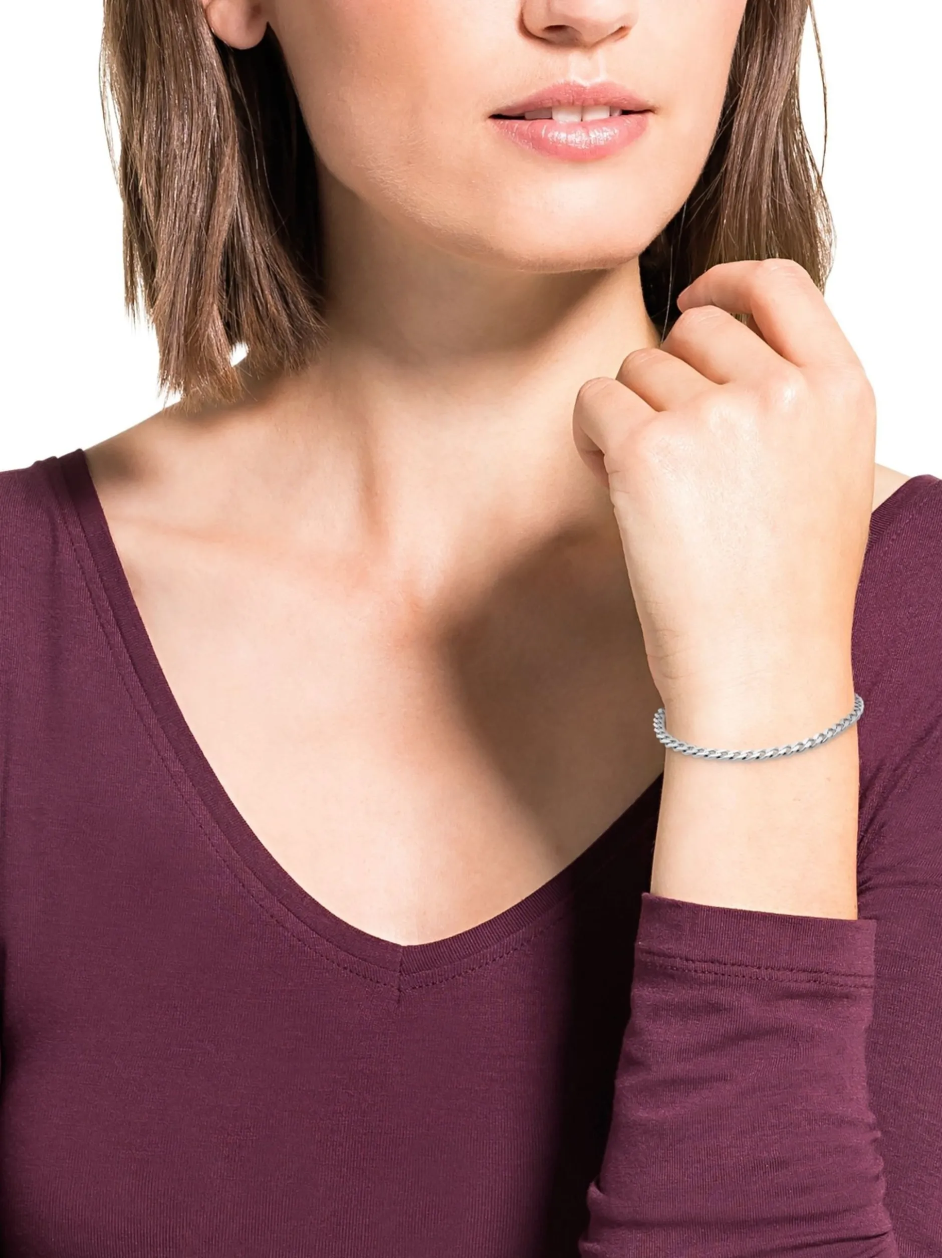 amor Damen, Herren Damen Armband in silber