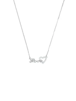 amor Damen Kette mit Anhänger in silber