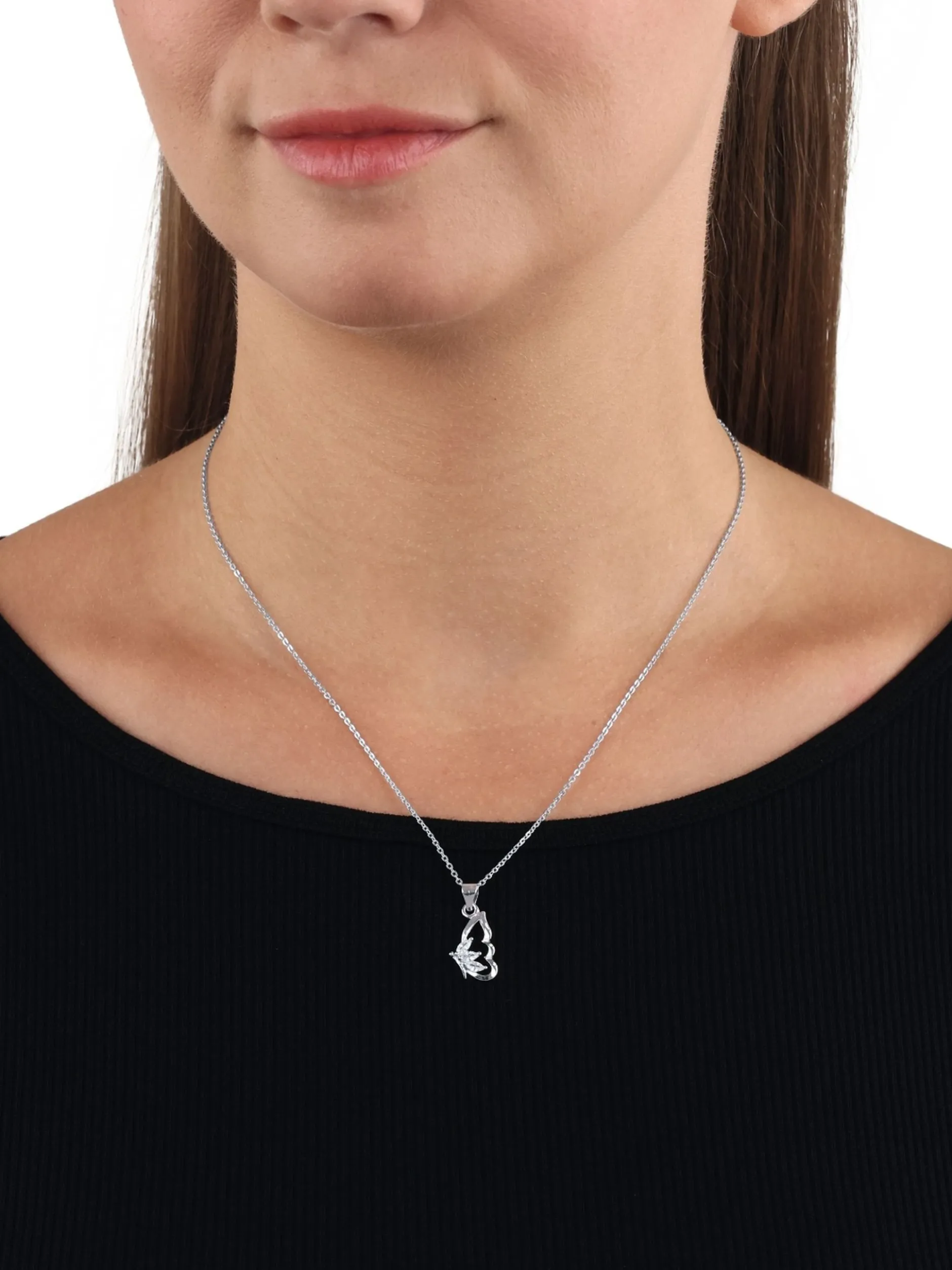 amor Damen Kette mit Anhänger in silber