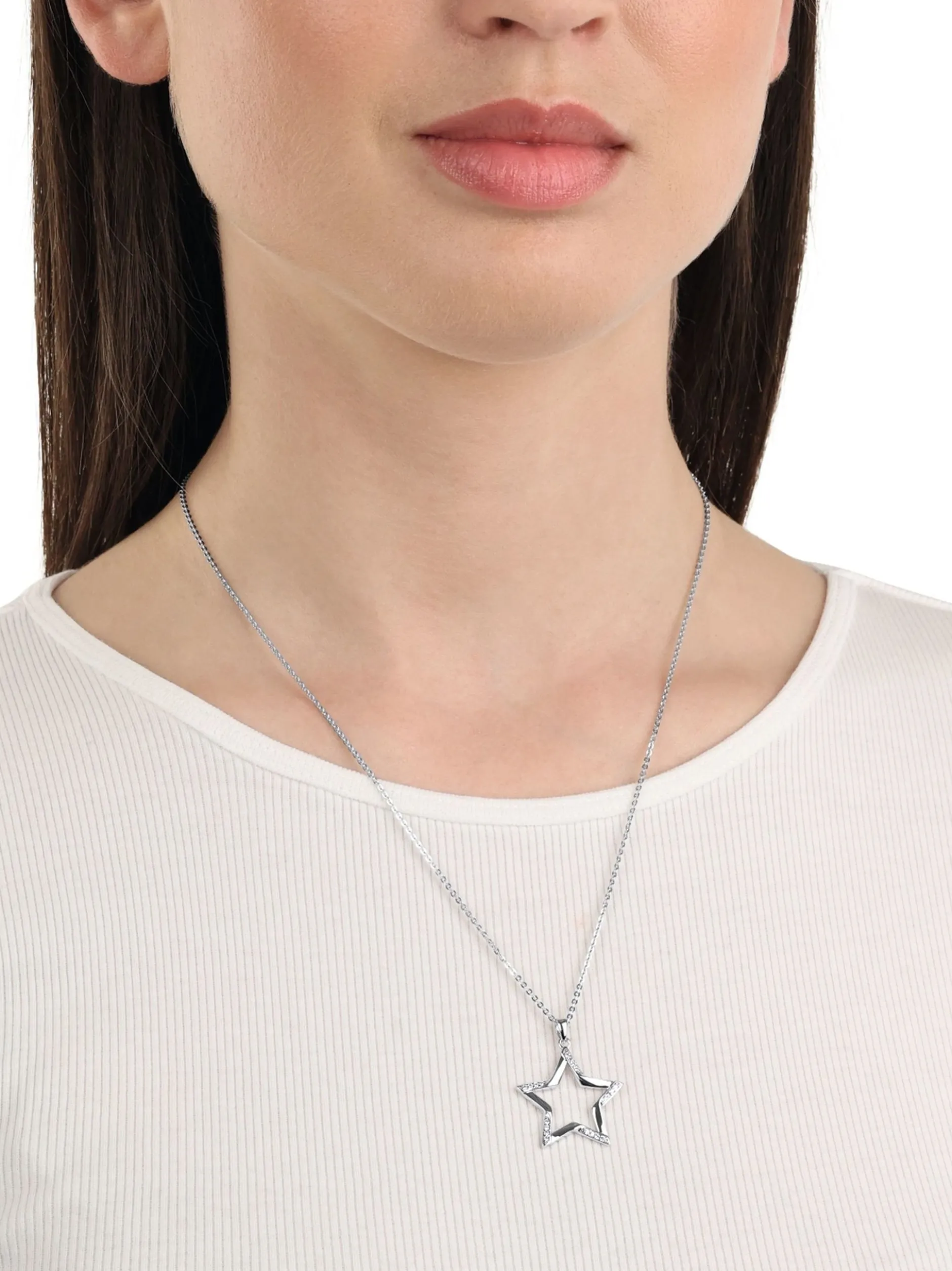 amor Damen Kette mit Anhänger in silber