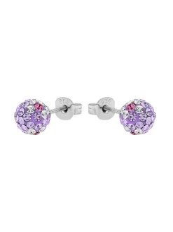 amor Damen Ohrstecker in lila