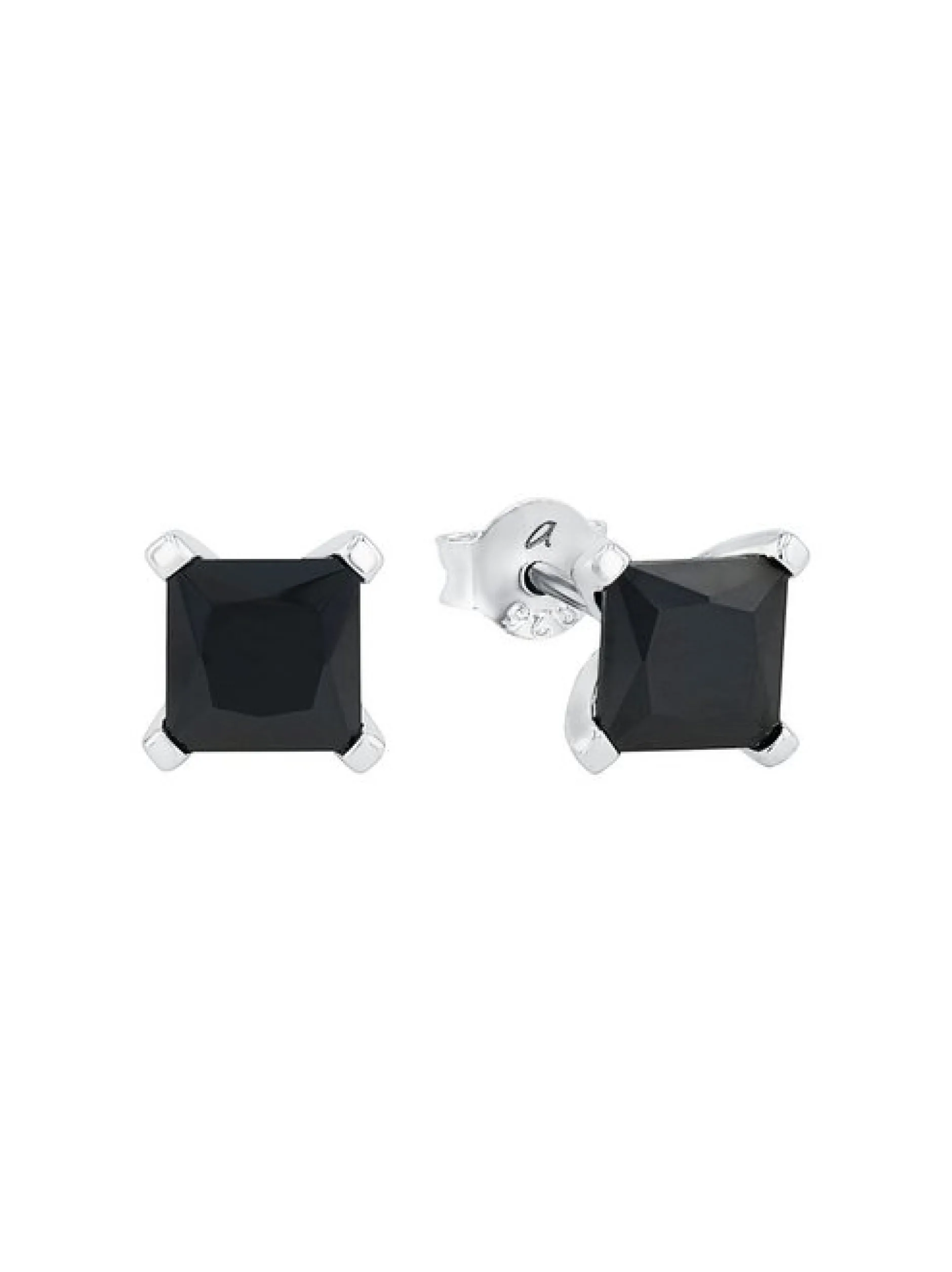 amor Damen Ohrstecker in schwarz