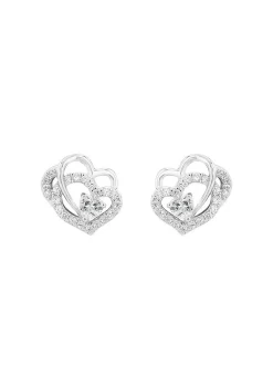 amor Damen Ohrstecker in silber