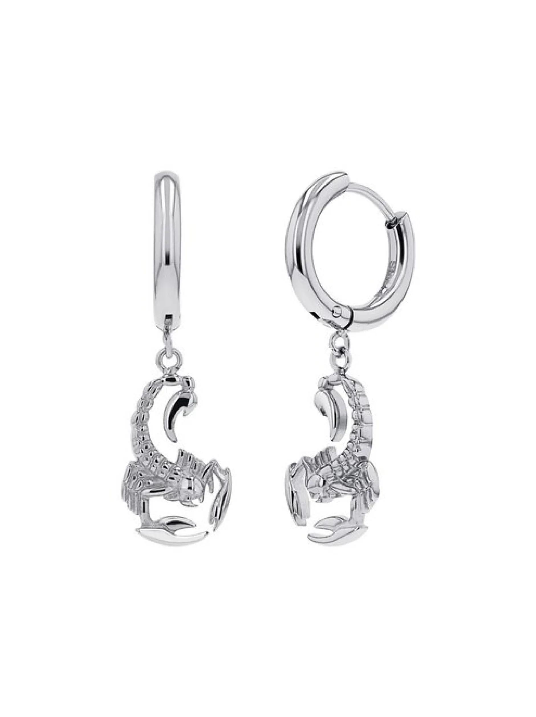 amor Unisex Creolen in silber