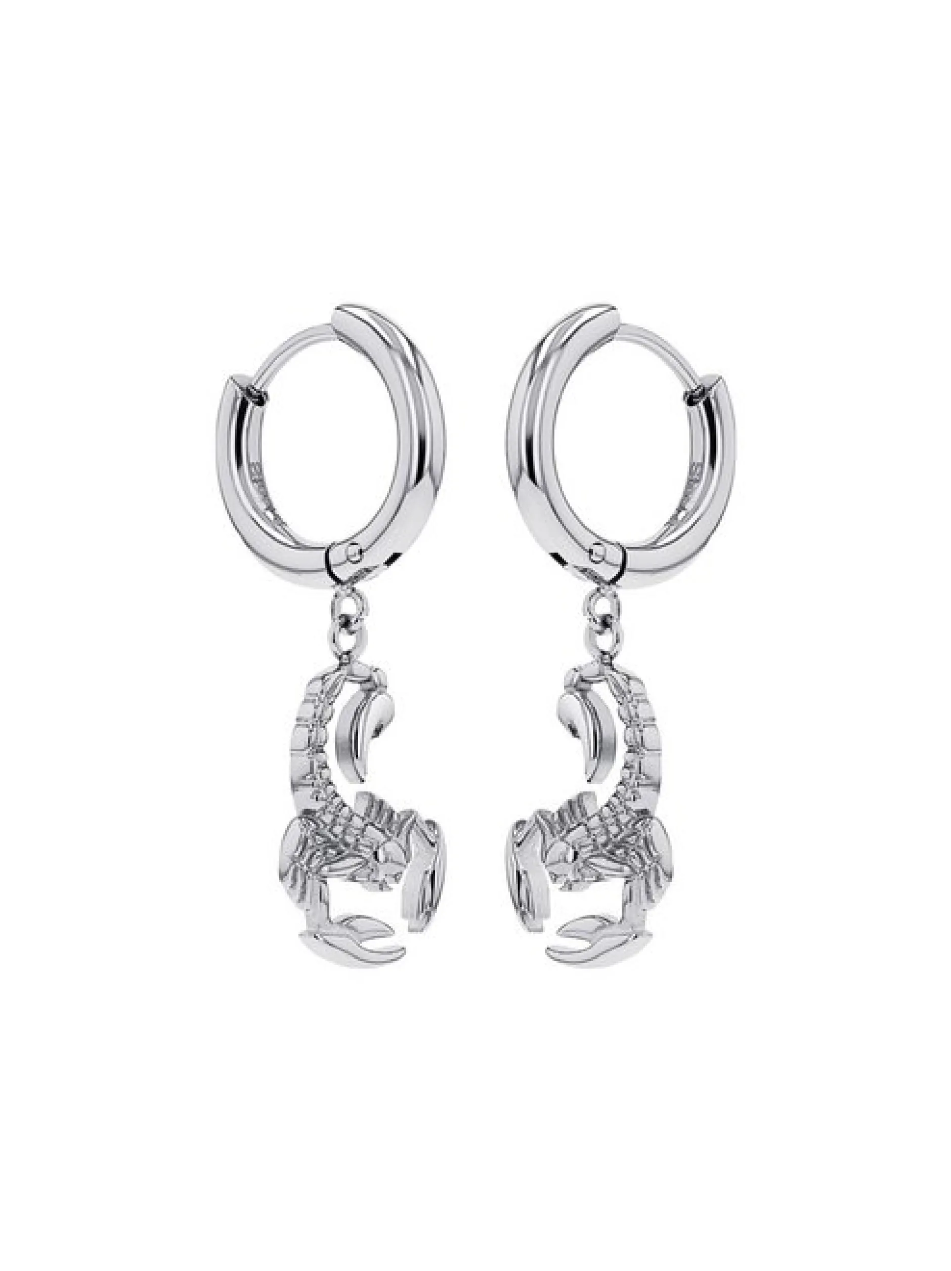 amor Unisex Creolen in silber