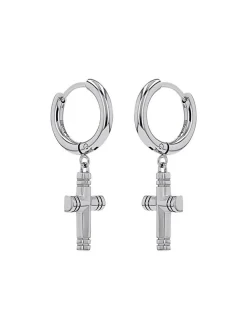 amor Unisex Creolen in silber