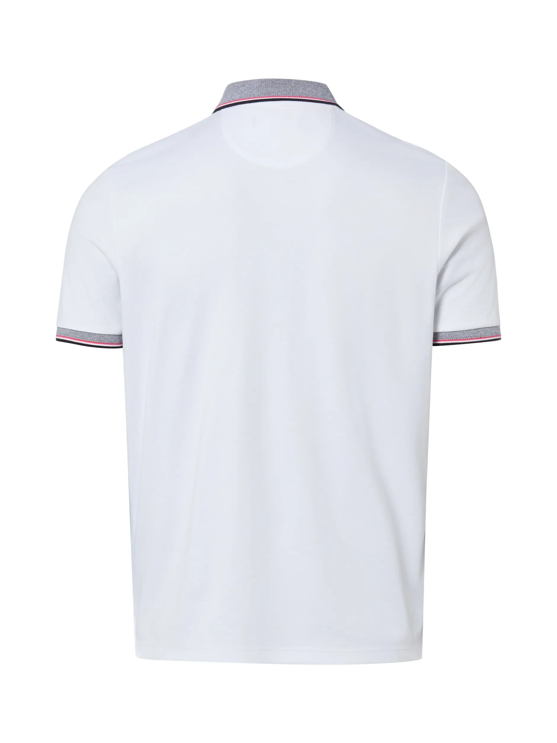 Andrew James Herren Poloshirt in weiß - Ärmel: kurzarm